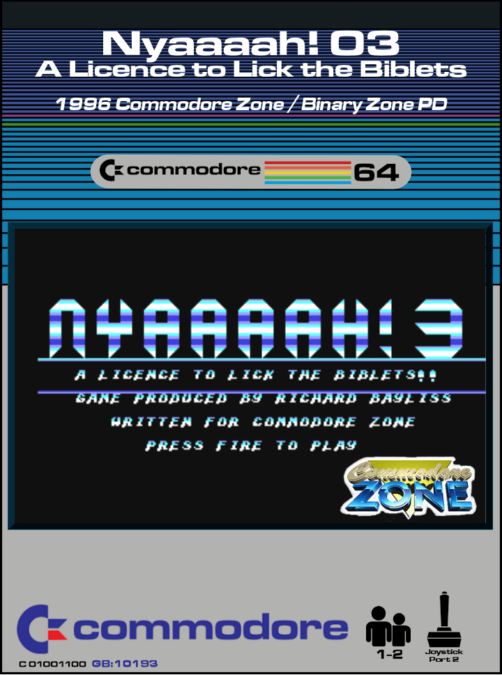 Nyaaaah! 03 : A Licence to Lick the Biblets box art