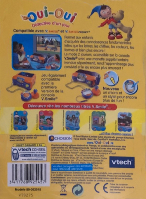 Noddy - Detective for a Day — box-2D-back (FR)