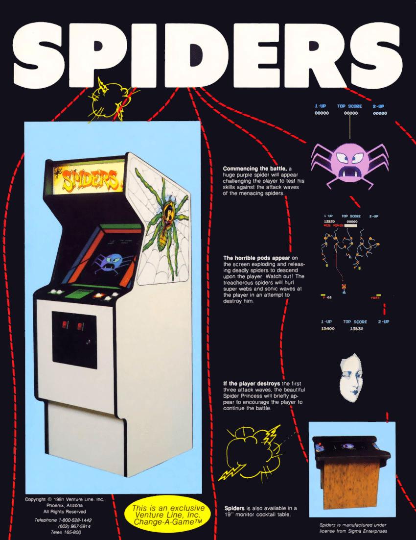 Spiders box art
