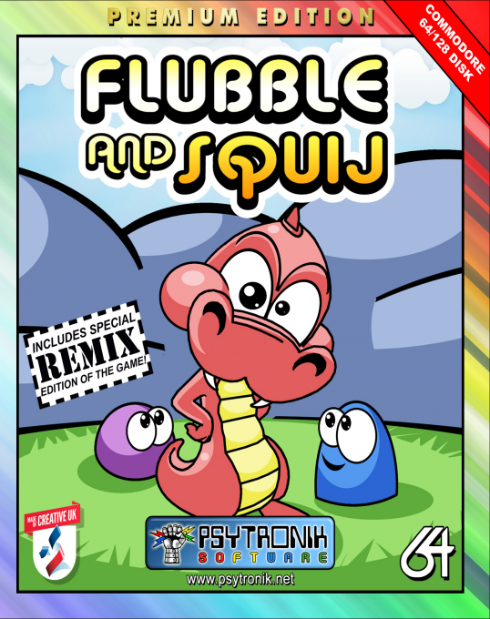 Flubble and Squij box art