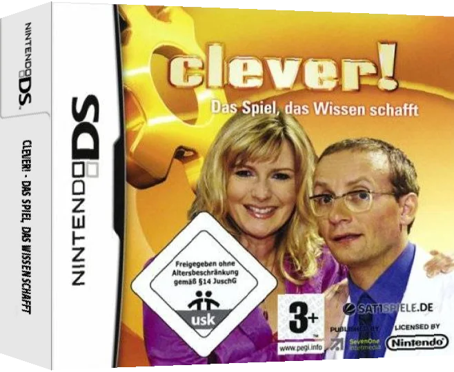 Clever! - Das Spiel, das Wissen Schafft — box-3D (DE)