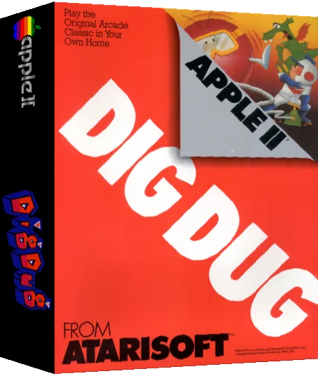 Dig Dug — box-3D (US)