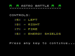 Astro Battle — sstitle (WOR)