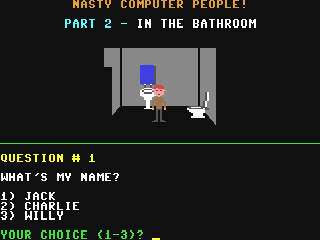 Nasty Computer People 2 - In The Bathroom — ss (WOR)