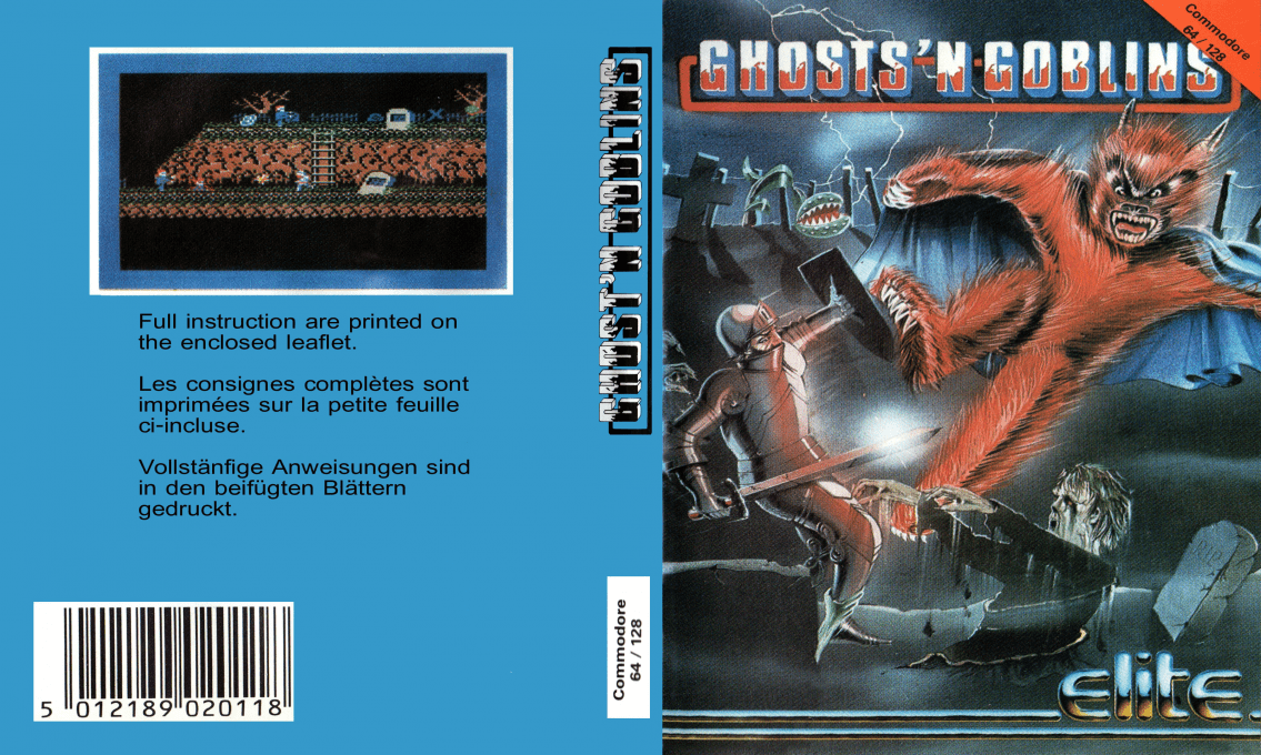 Ghosts 'n Goblins — box-texture (EU)