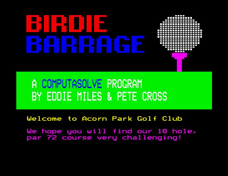 Birdie Barrage — sstitle (WOR)