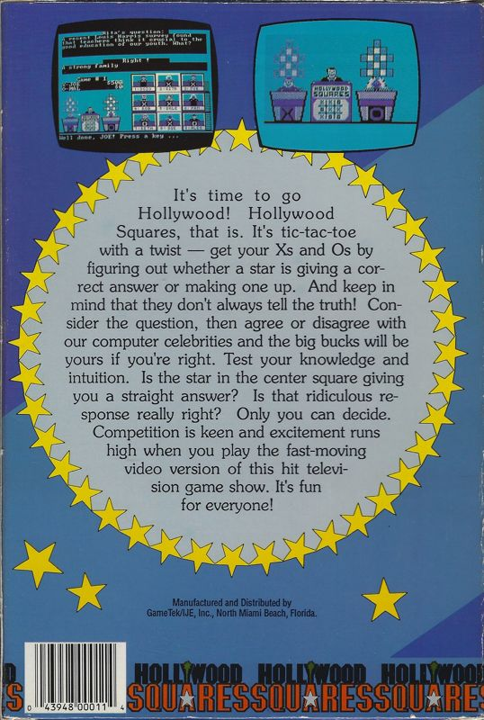 Hollywood Squares — box-2D-back (US)