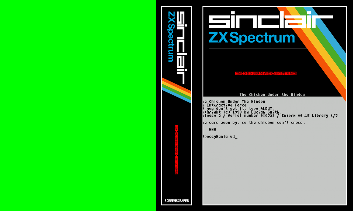 ZxZvm - Chicken Under the Window - An Interactive Farce — box-texture (SS)