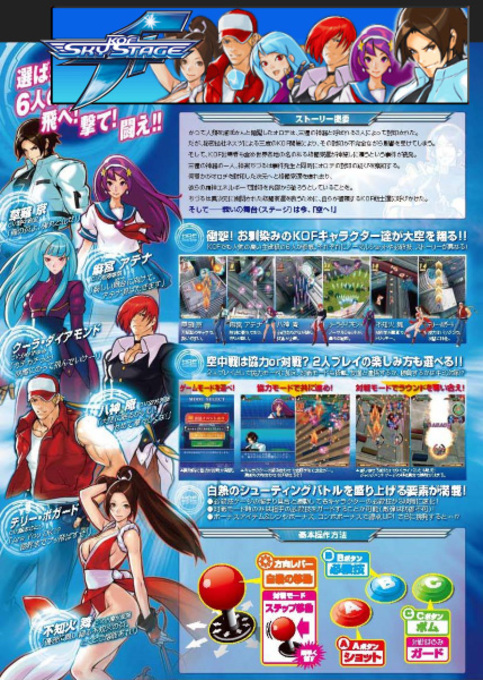 KOF : Sky Stage — box-2D-back (JP)
