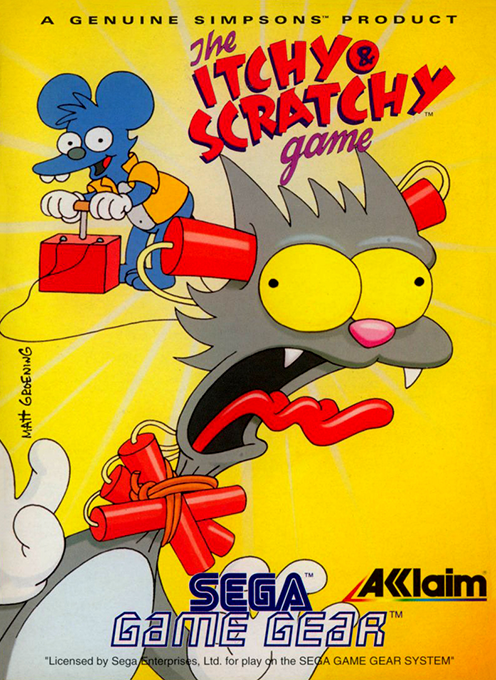 Itchy And Scratchy Game, The — box-2D (EU)