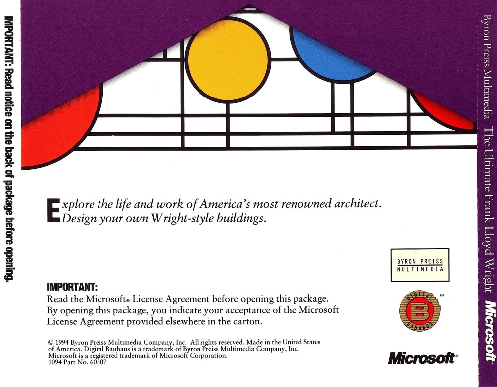 The Ultimate Frank Lloyd Wright: America's Architect — box-2D-back (WOR)