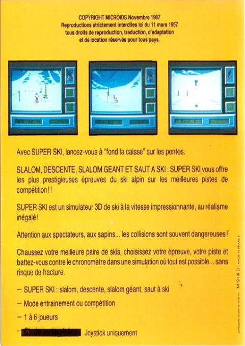 Super Ski — box-2D-back (FR)
