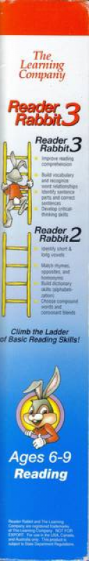 Reader Rabbit 3 — box-2D-side (US)