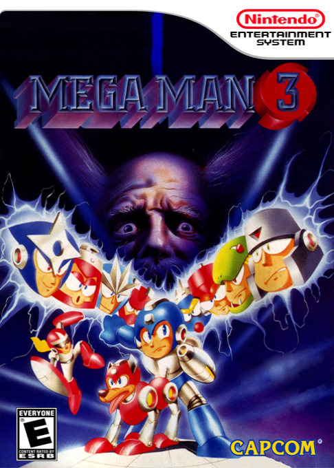 Mega Man 3 box art