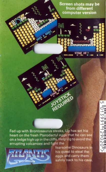 Cavemania — box-2D-back (EU)