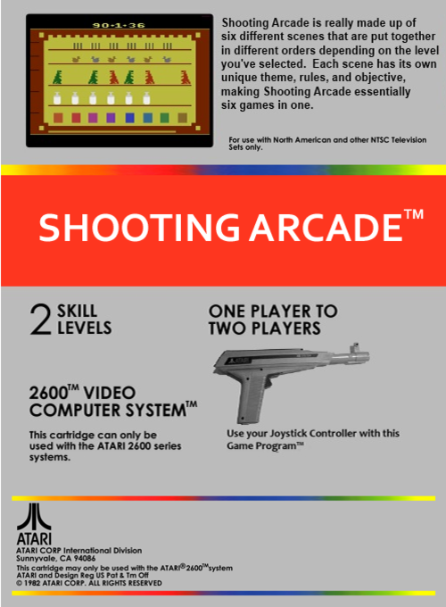 Shooting Arcade — box-2D-back (US)