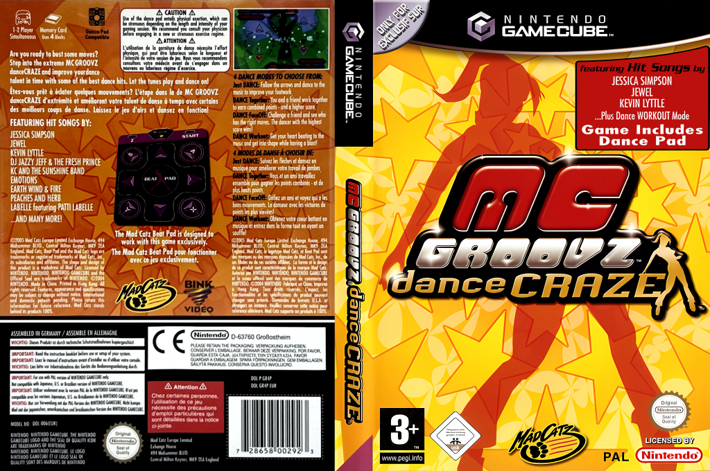 MC Groovz Dance Craze — box-texture (EU)