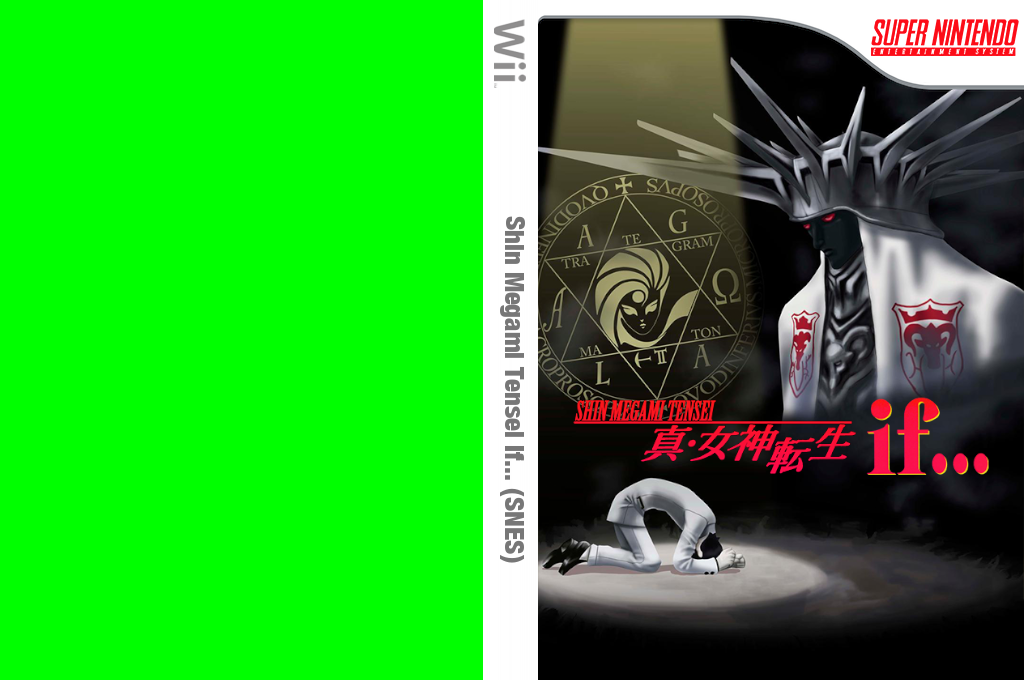 Shin Megami Tensei If... — box-texture (JP)