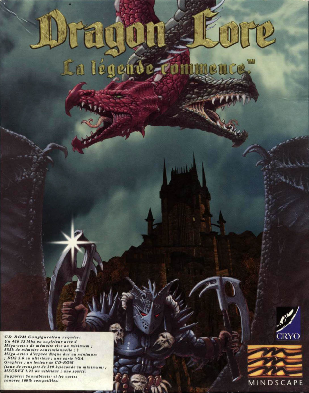 Dragon Lore - The Legend Begins — box-2D (FR)
