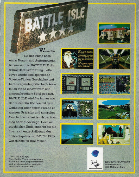 Battle Isle — box-2D-back (DE)