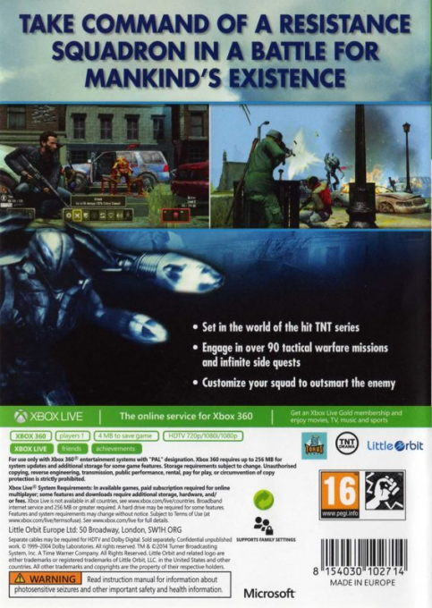Falling Skies - Le Jeu Vidéo — box-2D-back (EU)