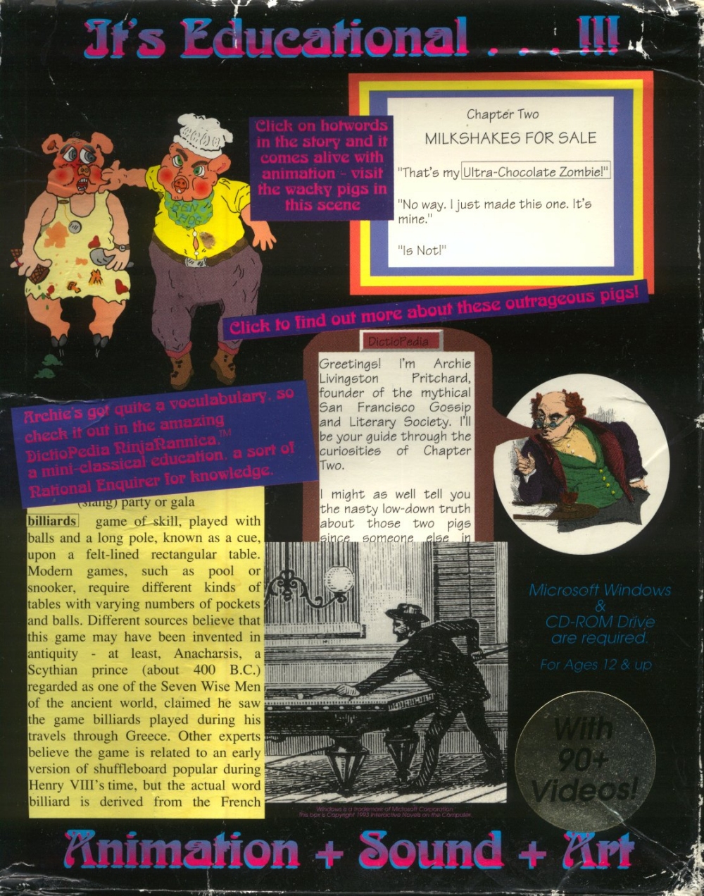 The Adventures of Ninja Nanny & Sherrloch Sheltie: No. 11 Downing Street — box-2D-back (US)