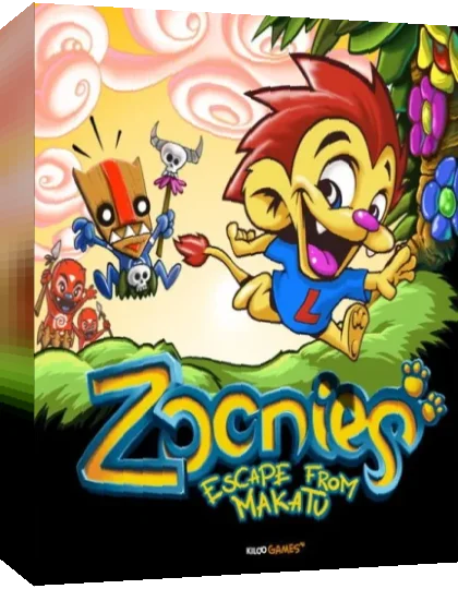 Zoonies - Escape from Makatu — box-3D (WOR)