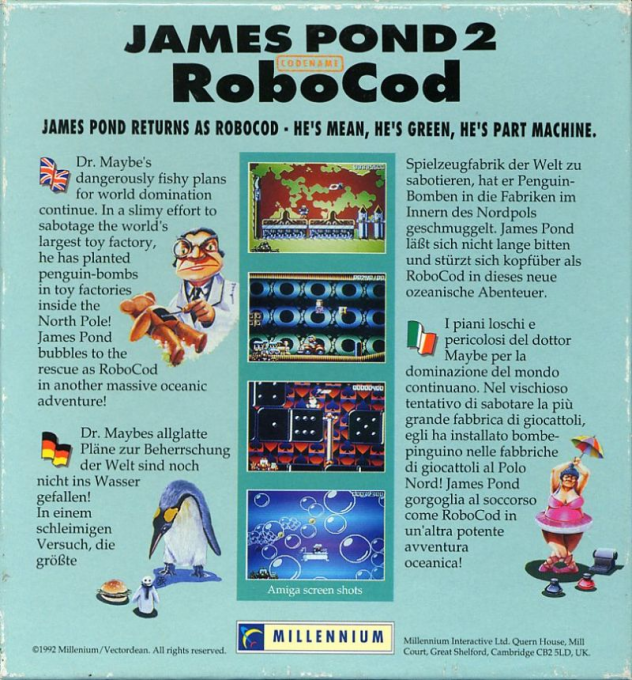 James Pond 2 - Codename Robocod — box-2D-back (EU)