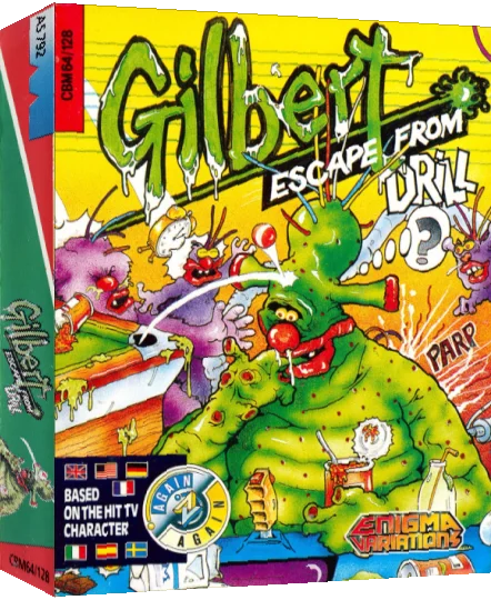 Gilbert - Escape from Drill — box-3D (EU)