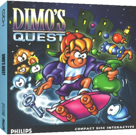 Dimo's Quest — box-3D (EU)