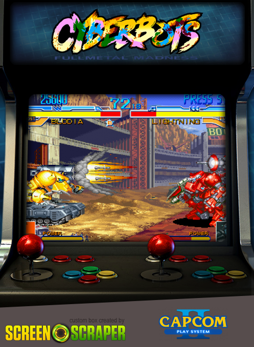Cyberbots : Fullmetal Madness — box-2D (SS)