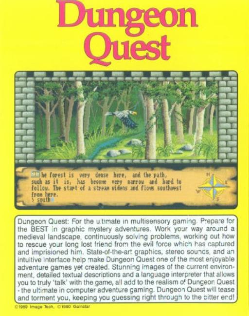Dungeon Quest — box-2D-back (WOR)