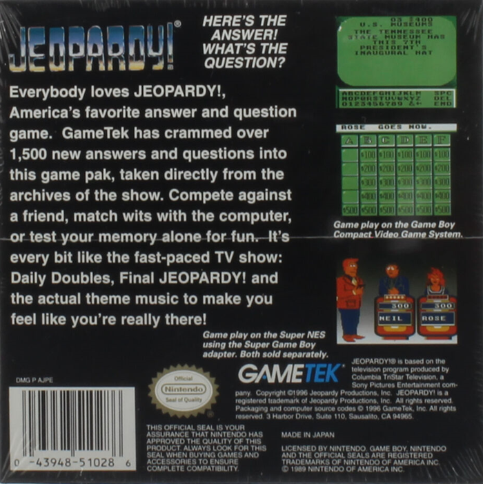 Jeopardy! - Platinum Edition — box-2D-back (US)