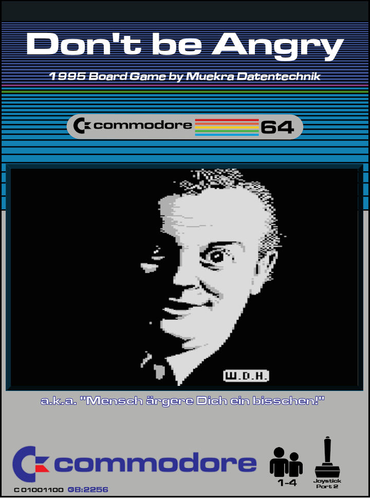 Don't be Angry box art