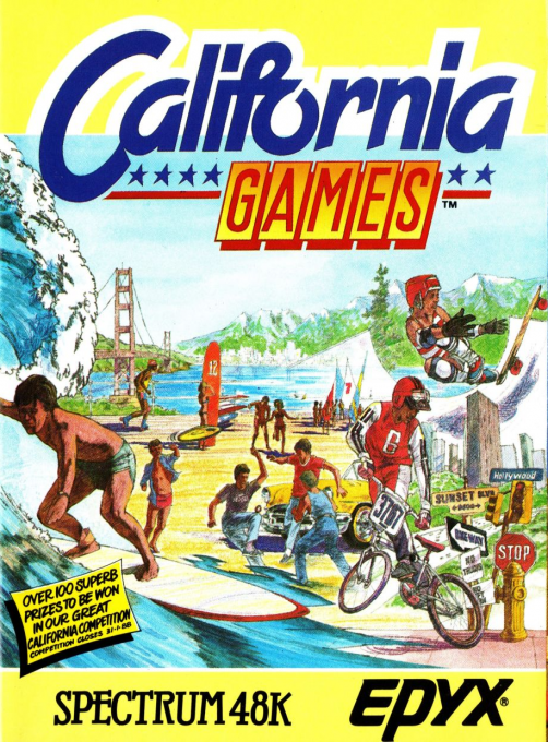 California Games box art