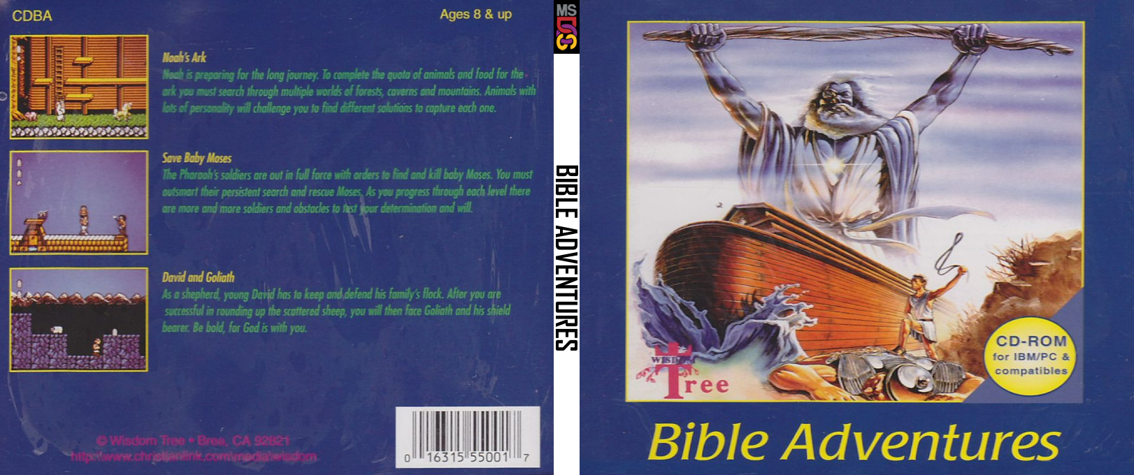 Bible Adventures — box-texture (CUS)