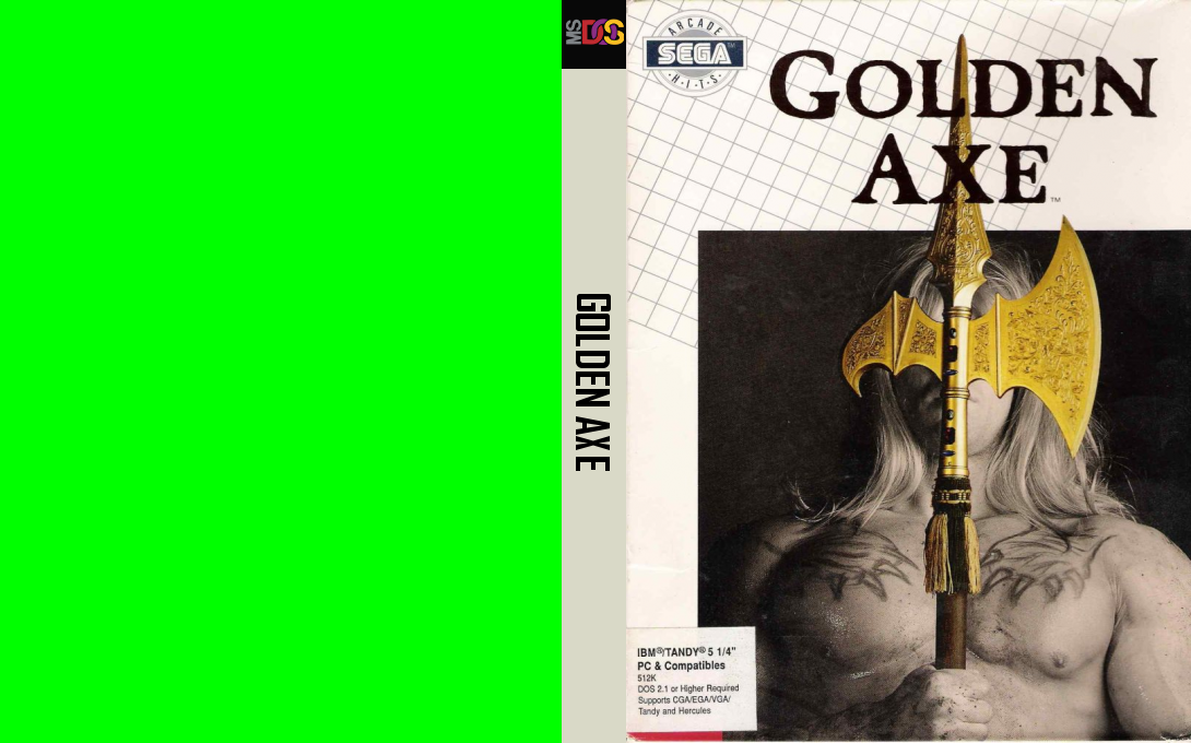 Golden Axe — box-texture (US)