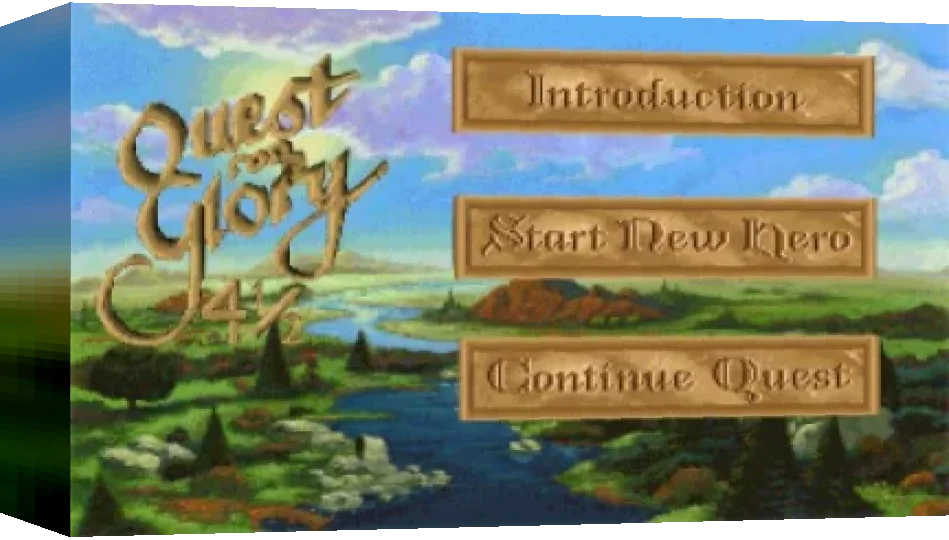 Quest for Glory 4 1/2 - So You Thought You Were A Hero? — box-3D (WOR)