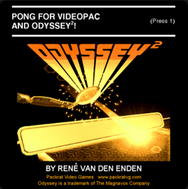 Pong For Videopac And Odyssey²! — support-texture (US)