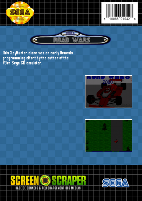 Road Wars 2000 — box-2D-back (SS)