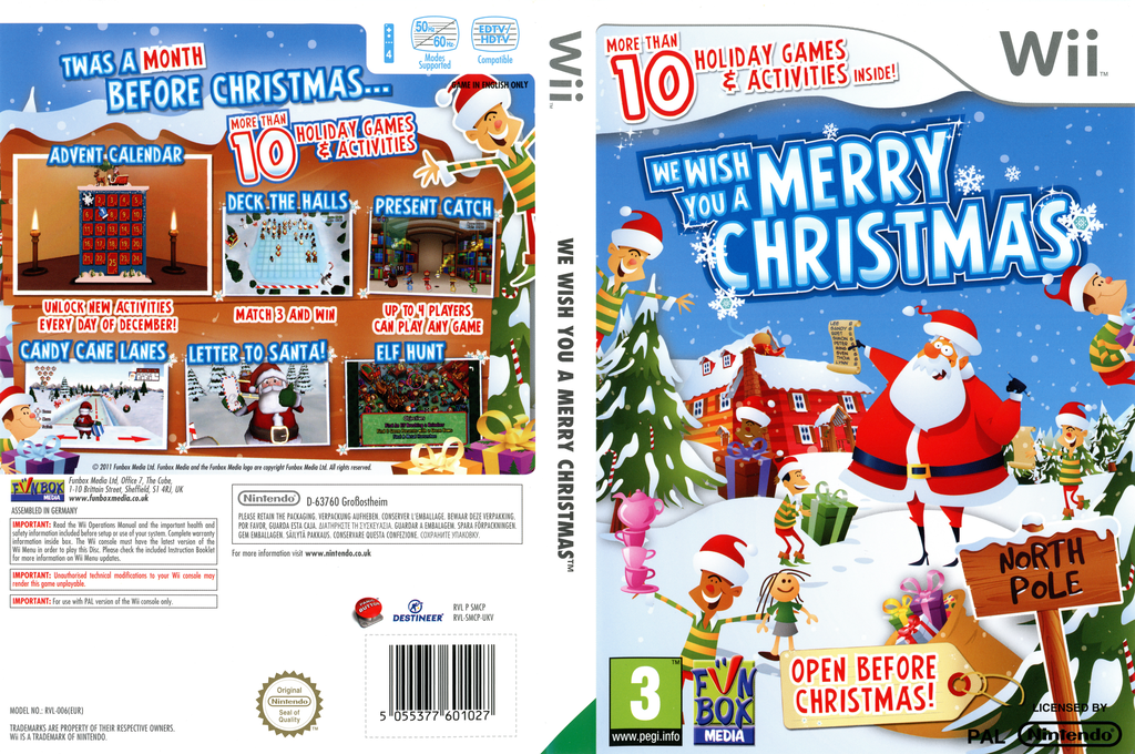 We Wish You A Merry Christmas — box-texture (EU)