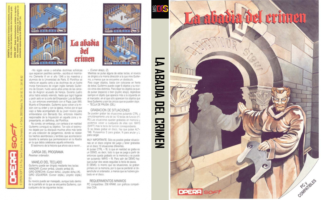 Abadia del Crimen, La — box-texture (SP)