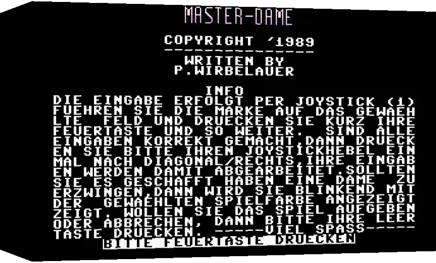 Master-Dame — box-3D (WOR)