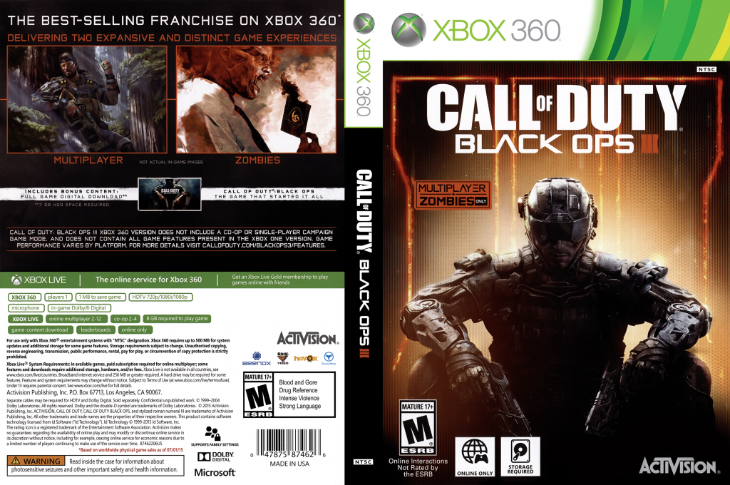 Call of Duty - Black Ops III — box-texture (US)