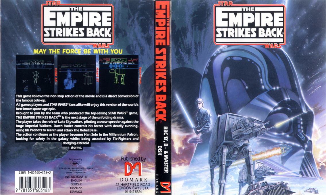 Star Wars - The Empire Strikes Back — box-texture (EU)