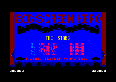 Big Screen Hero — sstitle (EU)