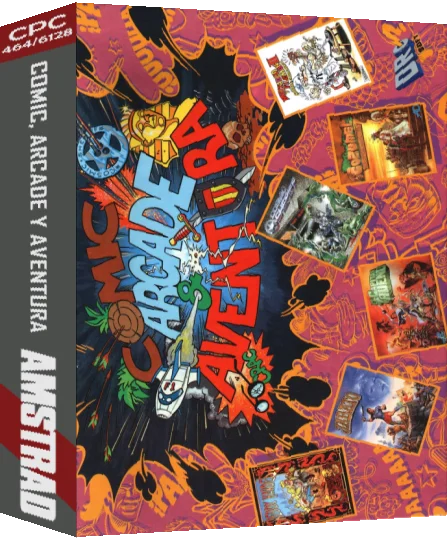 Comic, Arcade Y Aventura — box-3D (SP)