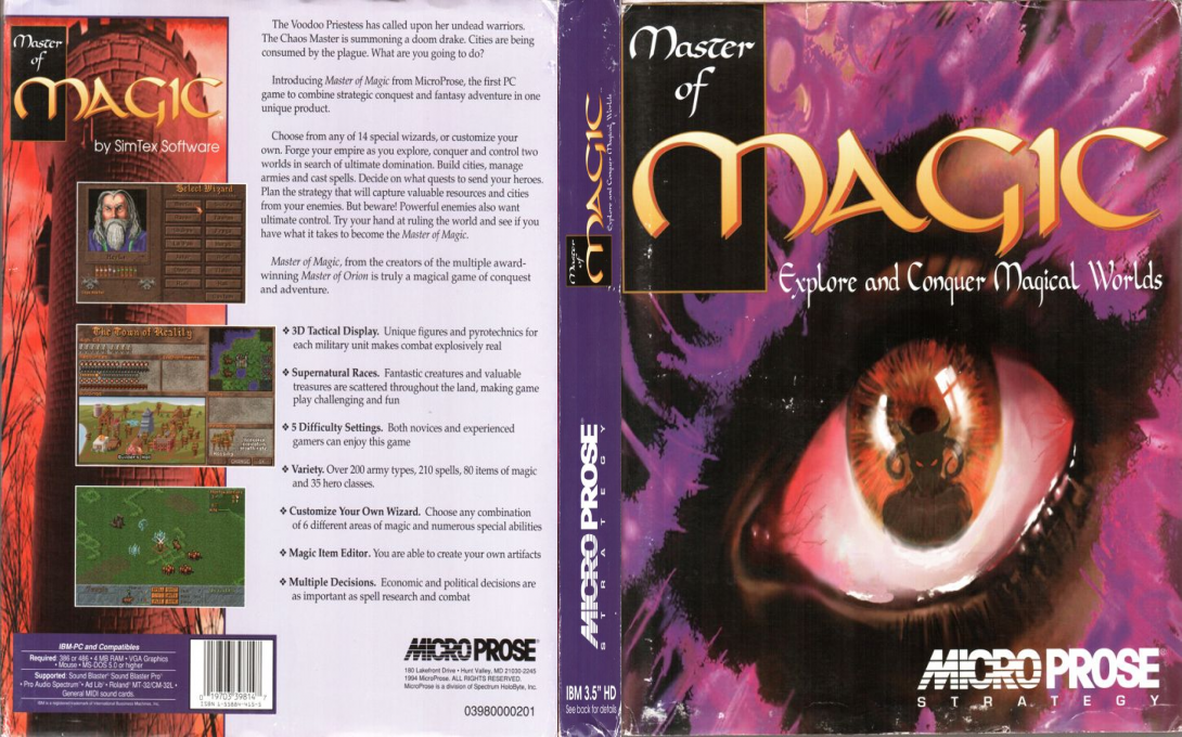 Master Of Magic — box-texture (US)