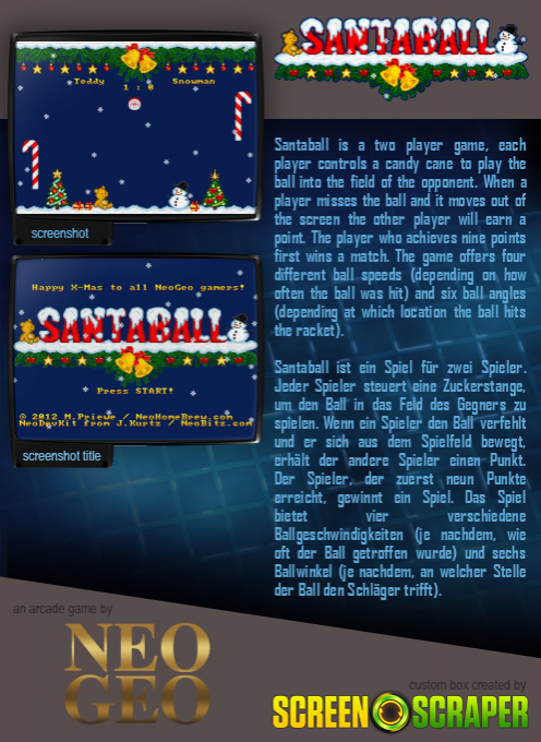 SantaBall - Christmas Tennis Game — box-2D-back (SS)