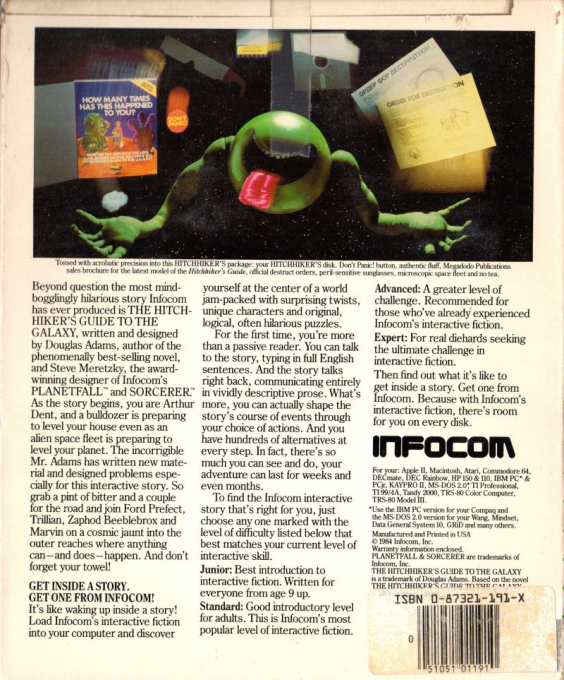 Hitchhiker's Guide To The Galaxy, The — box-2D-back (US)
